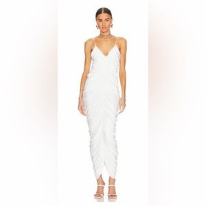 Norma Kamali Slip Diana Dress White